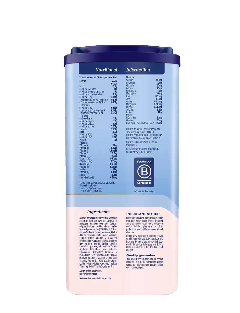 Aptamil Hungry First Baby Milk Formula Powder from Birth 800g Baby Feeding Aptamil Hungry First Baby Milk Formula Powder from Birth 800g