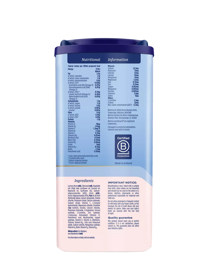 Aptamil Hungry First Baby Milk Formula Powder from Birth 800g Baby Feeding Aptamil Hungry First Baby Milk Formula Powder from Birth 800g