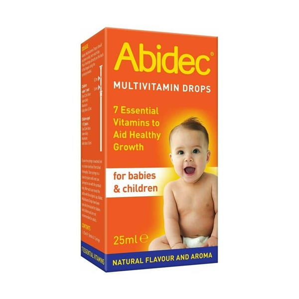 Abidec MultiVitamin Drops for Babies &amp; Children 25ml Baby Health Abidec Multivitamin Drops 25ml | Baby &amp; Children Vitamins Ireland