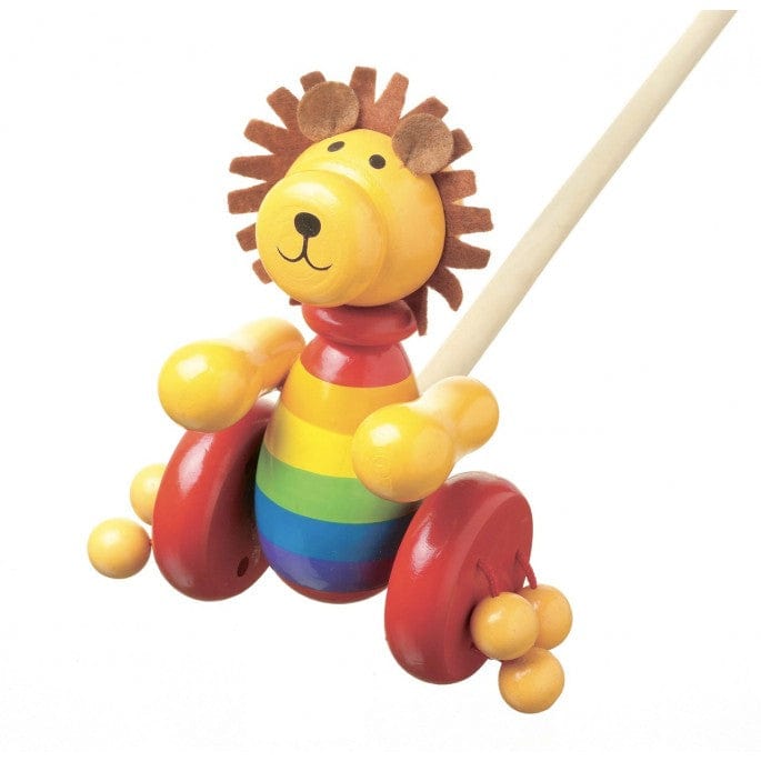 Orange Tree Toys push along lion Baby