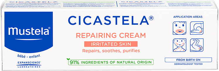 Mustela Cicastela Repairing Cream (40ml) Baby Skincare