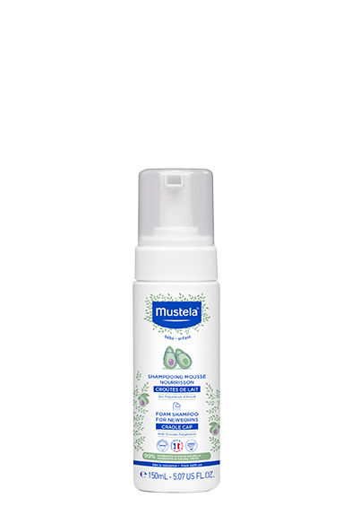 Mustela Cradle Cap Foam Shampoo for Newborns (150ml) Baby Skincare