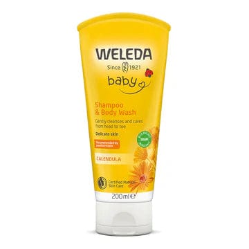 Weleda Baby Calendula Shampoo & Bodywash (200ml) Baby Skincare