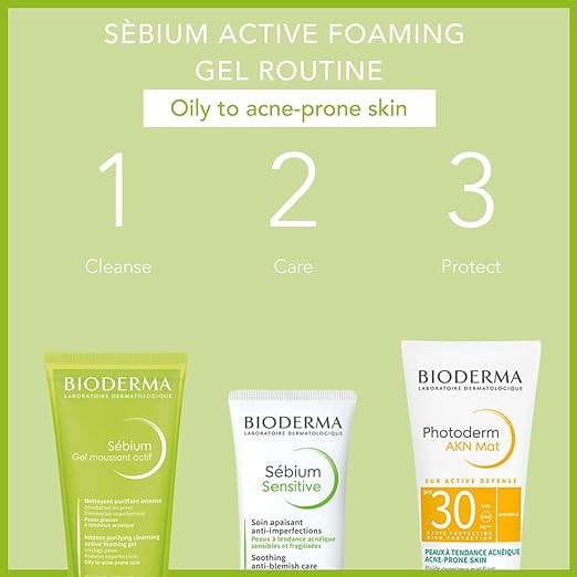 Bioderma Sebium Actif Intense Purifying Foaming Gel Cleanser 45ml