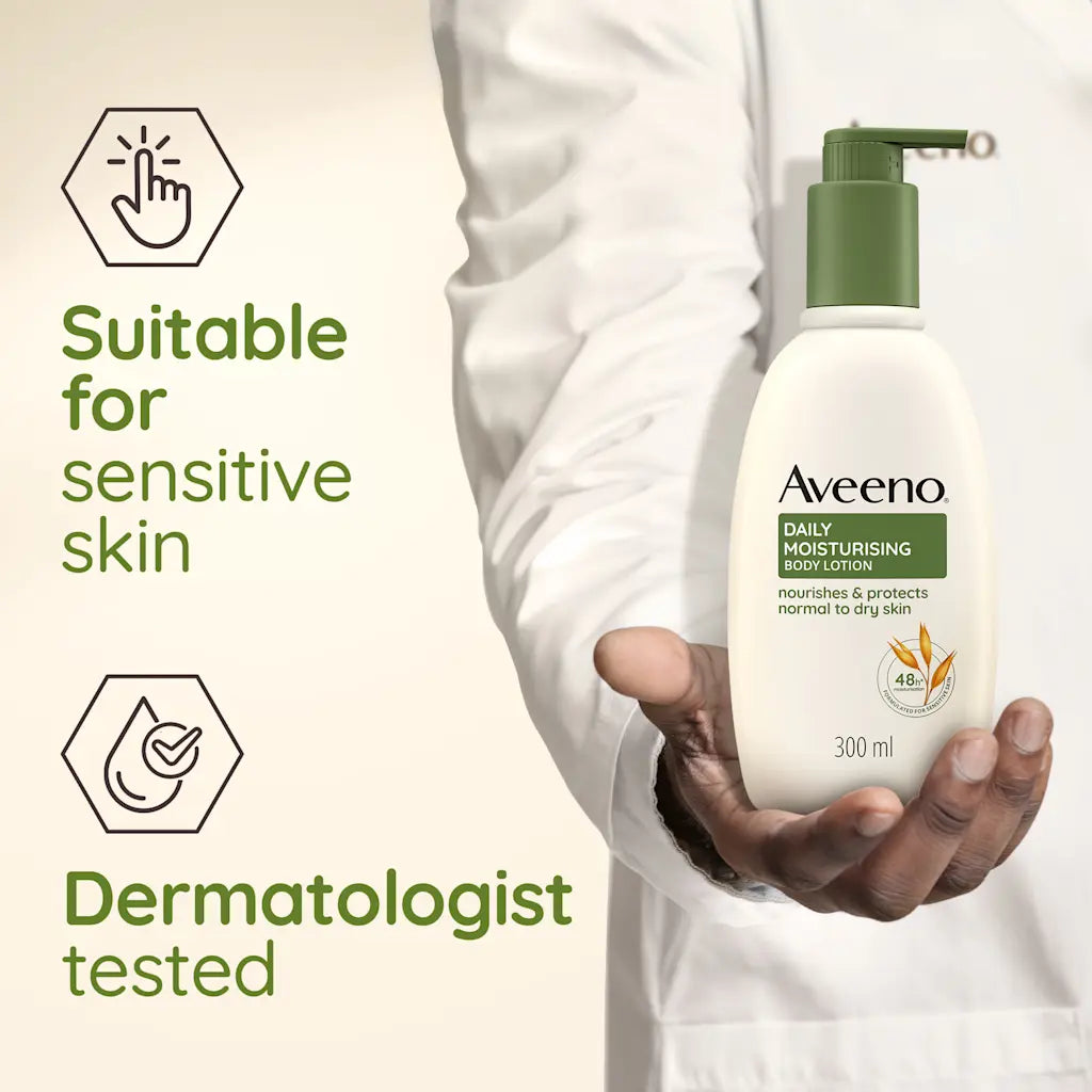Aveeno Daily Moisturising Body Lotion 300ml Body Aveeno Daily Moisturising Body Lotion 300ml