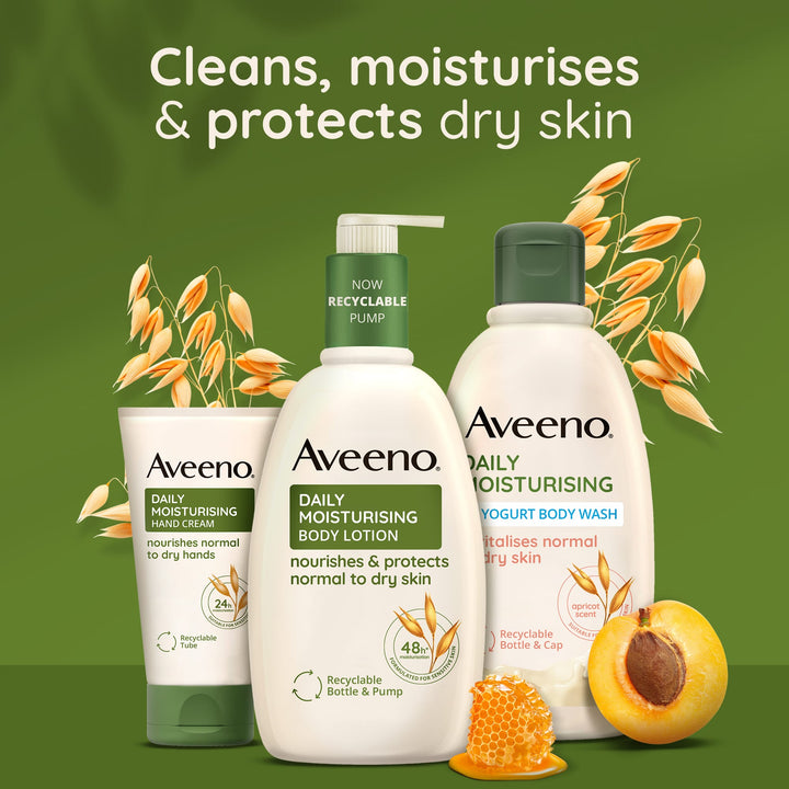 Aveeno Daily Moisturising Yoghurt Body Wash Apricot &amp; Honey 300ml Body Aveeno Daily Moisturising Yoghurt Body Wash Apricot &amp; Honey 300ml