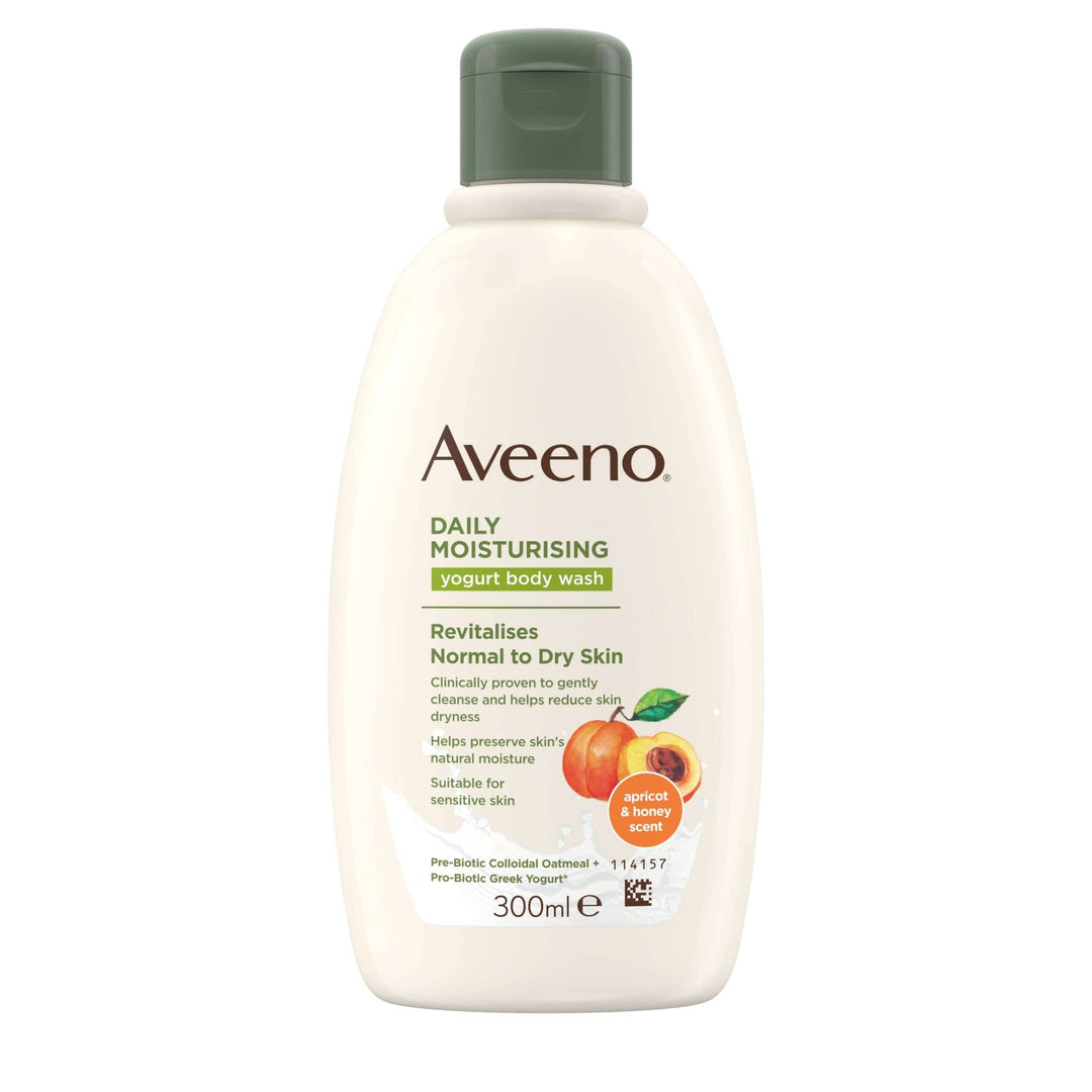 Aveeno Daily Moisturising Yoghurt Body Wash Apricot &amp; Honey 300ml Body Aveeno Daily Moisturising Yoghurt Body Wash Apricot &amp; Honey 300ml
