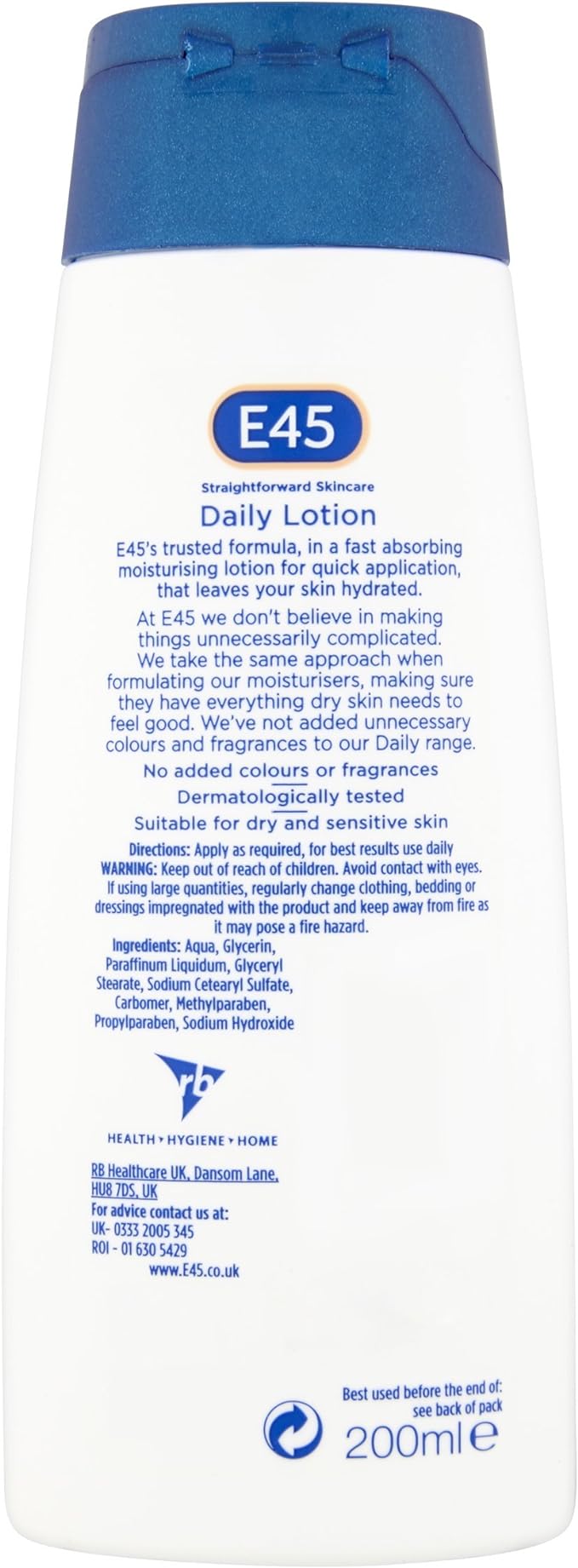 E45 Daily Moisturising Lotion (200ml) Body