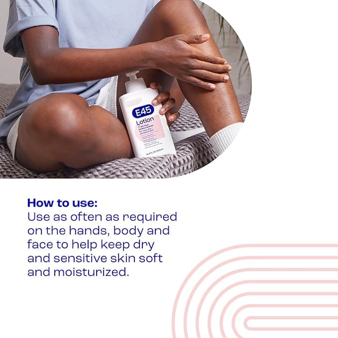 E45 Moisturising Lotion Pump Dispenser 500ml Body E45 Moisturising Lotion Pump Dispenser 500ml | Dry Skin Moisturiser Ireland