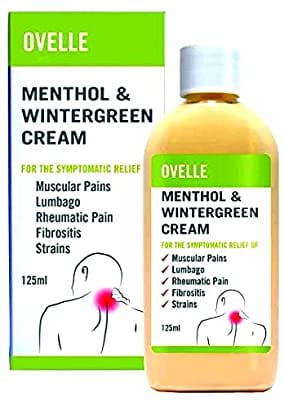 Ovelle Menthol and Wintergreen Cream 125ml Body Ovelle Menthol and Wintergreen Cream 125ml