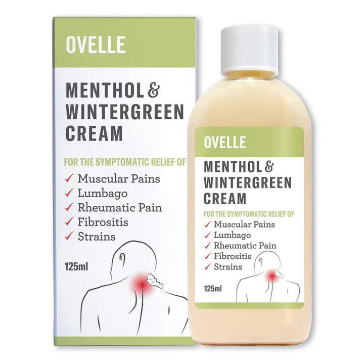 Ovelle Menthol and Wintergreen Cream 125ml Body Ovelle Menthol and Wintergreen Cream 125ml | Muscle Pain Relief | Lir Pharmacy