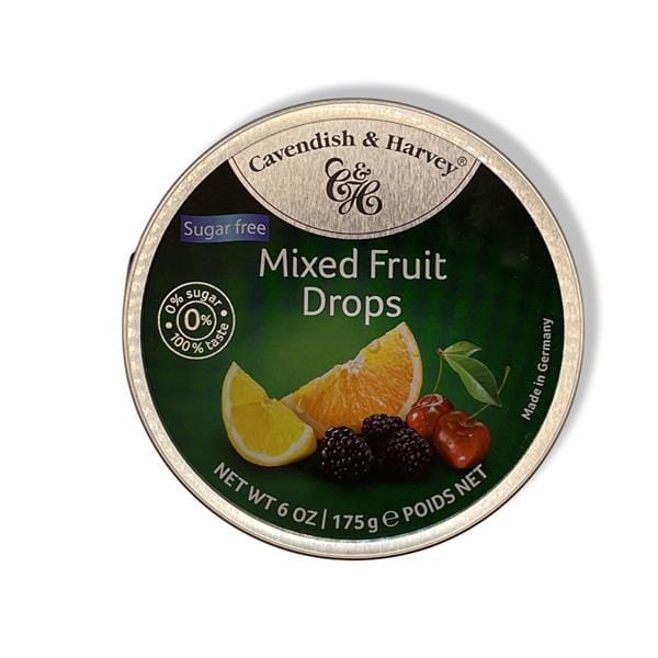 Cavendish & Harvey Sugar Free Mixed Fruit Drops 175g Cavendish & Harvey Sugar Free Mixed Fruit Drops 175g