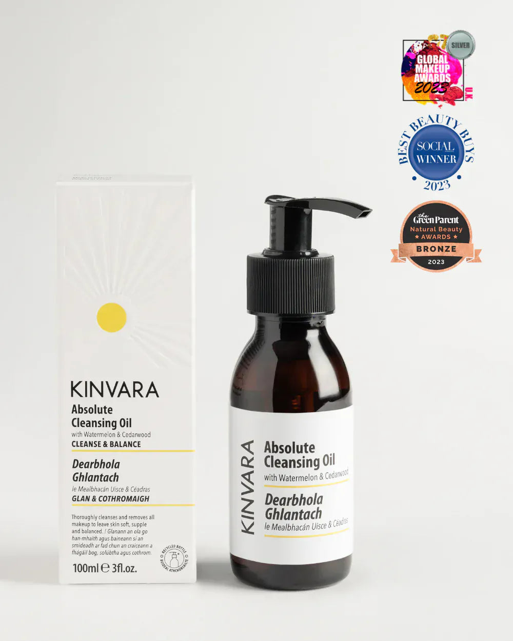 Kinvara Natural Skincare Absolute Cleansing Oil (100ml) Cleansers and Brushes Kinvara Natural Skincare Absolute Cleansing Oil (100ml)
