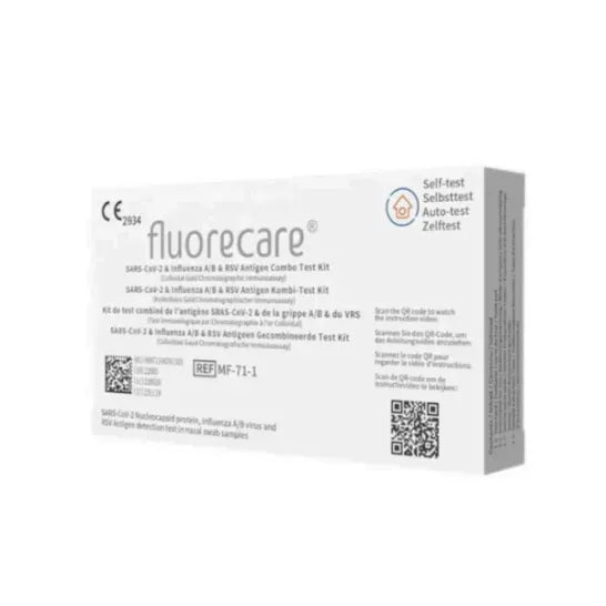 Fluorecare SARS-CoV-2 & Influenza A/B & RSV Antigen Combo Test Kit Cold and Flu Fluorecare SARS-CoV-2 & Influenza A/B & RSV Antigen Combo Test Kit