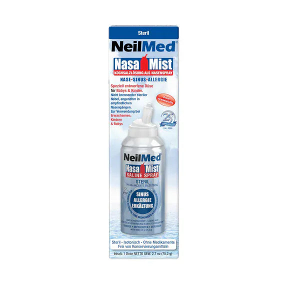 NeilMed NasaMist Saline Spray 75ml Cold and Flu NeilMed NasaMist Saline Spray 75ml
