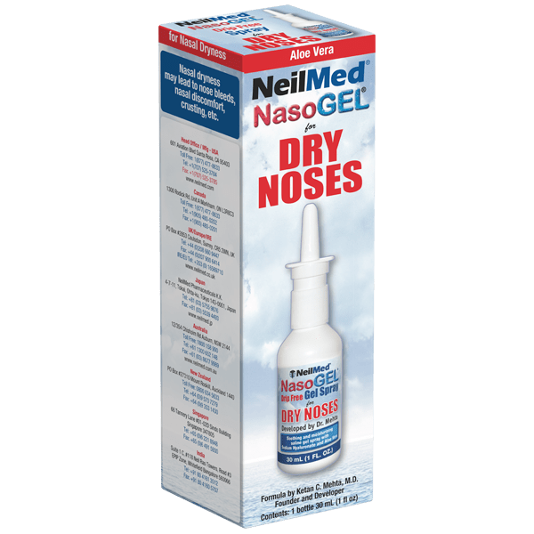 Neilmed NasoGel Spray For Dry Noses (30ml) Cold and Flu
