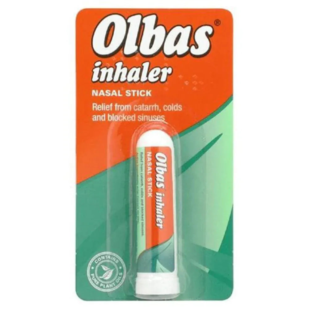 Olbas Inhaler Nasal Stick Cold and Flu Olbas Inhaler Nasal Stick 695mg | Blocked Nose Relief