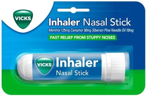 Vicks Inhaler Nasal Decongestant Stick 5ml Cold and Flu PA0441/027/001