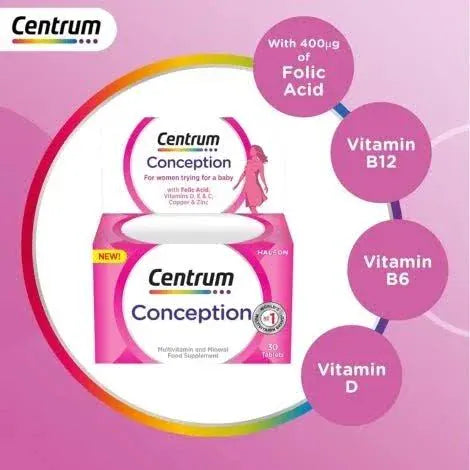 Centrum Conception Vitamins 30 Conception Centrum Conception Vitamins 30