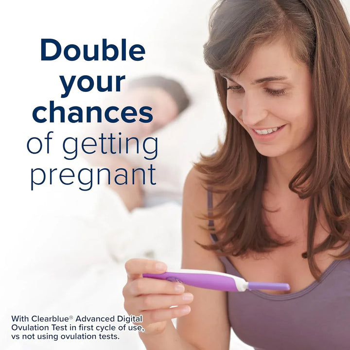 Clearblue Advanced Digital Ovulation Test – Identify 4 Most Fertile Days (20 Tests) Conception Clearblue Advanced Digital Ovulation Test 20 Tests | Identify 4 Fertile Days | Lir Pharmacy
