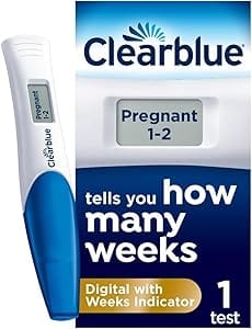 Clearblue Digital Pregnancy Test 1 Test Conception