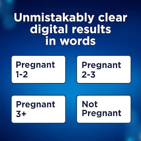 Clearblue Digital Pregnancy Test 1 Test Conception