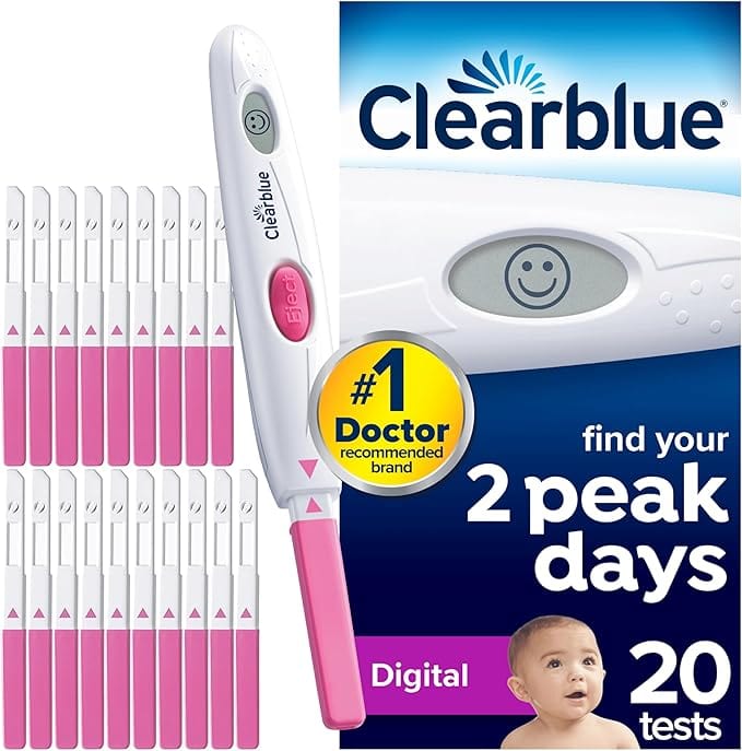 Clearblue Ovulation Test ~ Identify 2 Most Fertile Days (20) Conception Clearblue Ovulation Test ~ Identify 2 Most Fertile Days (20)