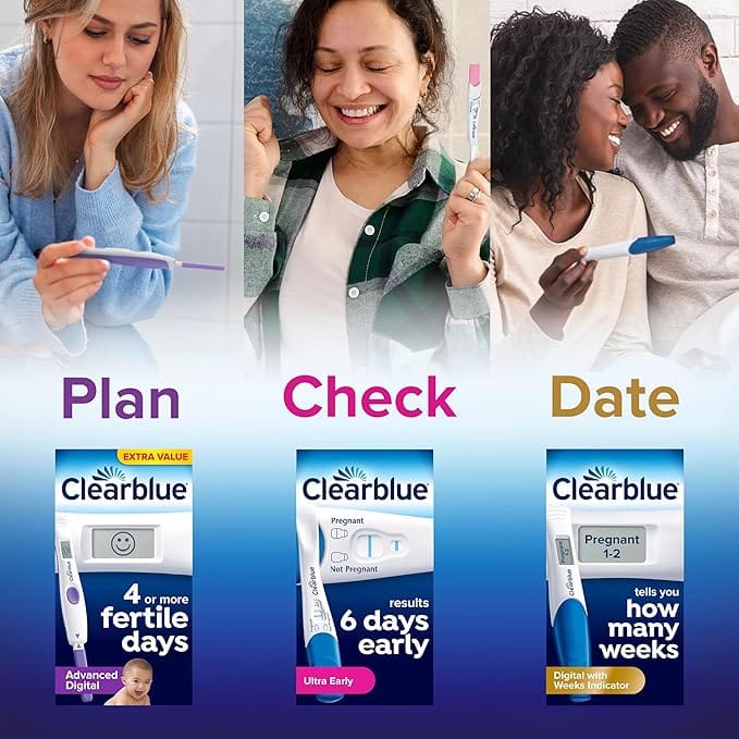 Clearblue Rapid Detection Pregnancy Test (2 Tests) Conception Clearblue Rapid Detection Pregnancy Test 2 Tests | Lir Pharmacy
