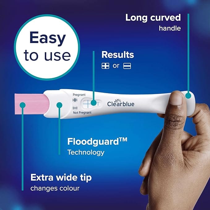 Clearblue Rapid Detection Pregnancy Test (2 Tests) Conception Clearblue Rapid Detection Pregnancy Test 2 Tests | Lir Pharmacy