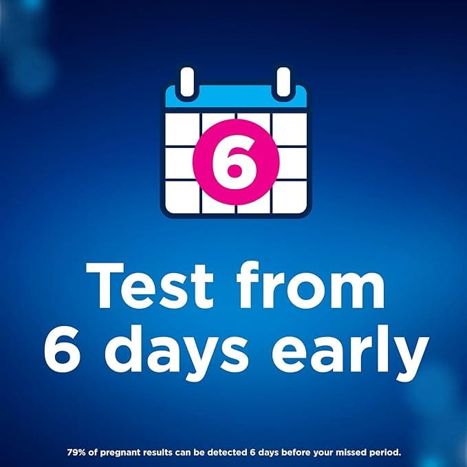 Clearblue Visual Pregnancy Test - Results 6 days before ~ Two Tests Conception