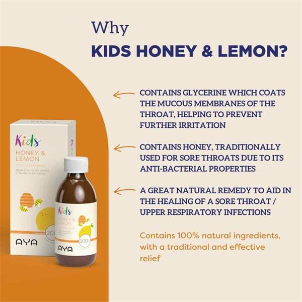 AYA Kids Honey & Lemon (200ml) Cough