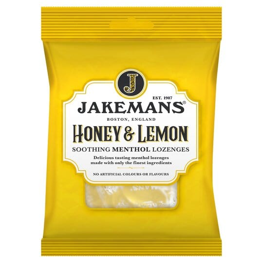 Jakemans Honey & Lemon Menthol Lozenges (160g) Cough