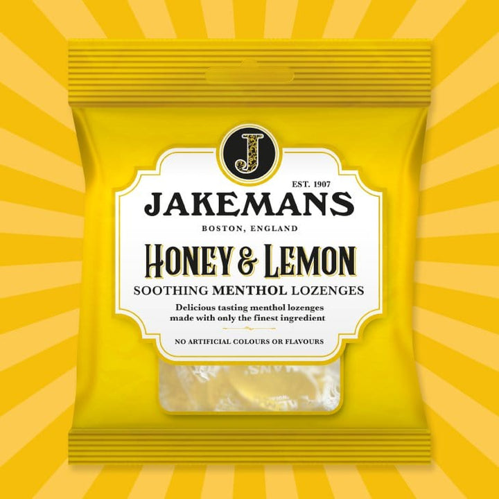 Jakemans Honey & Lemon Menthol Lozenges (73g) Cough