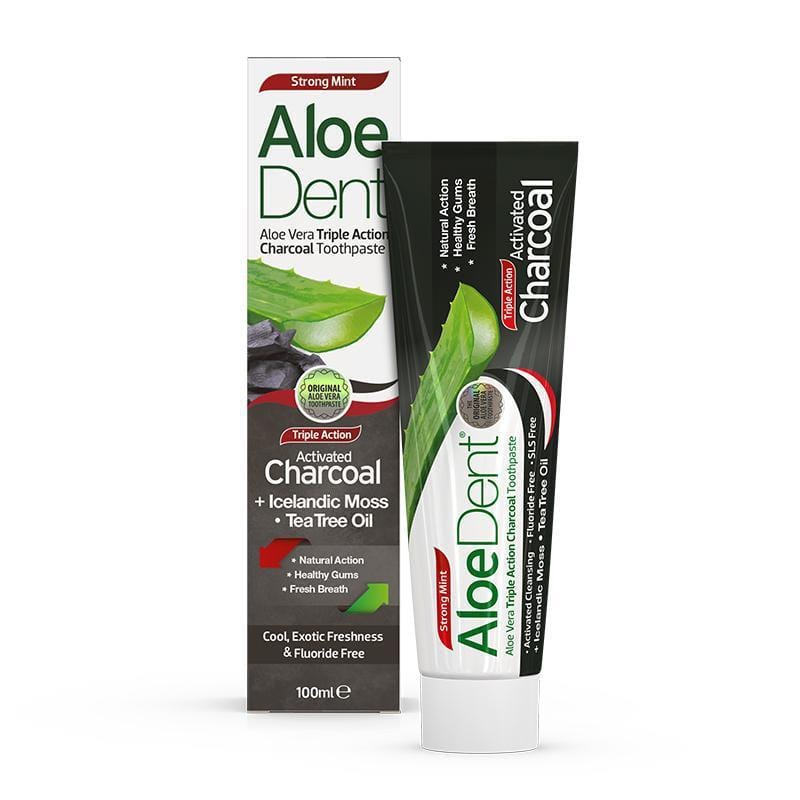 AloeDent Charcoal Toothpaste (100ml) – Lir Pharmacy