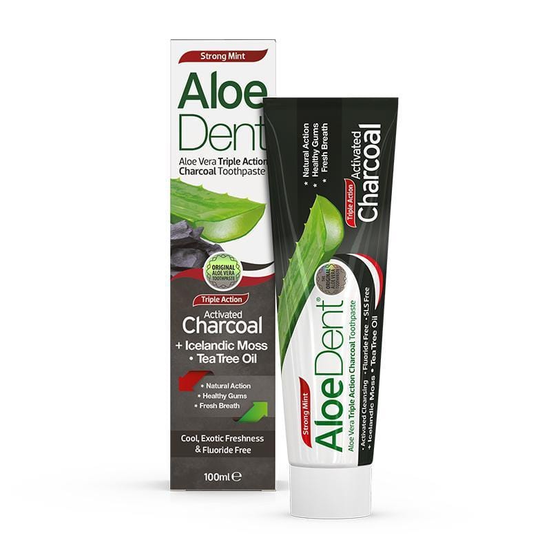 AloeDent Charcoal Toothpaste (100ml) Dental