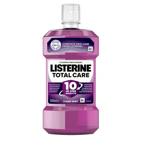 Listerine Total Care Mouthwash 500ml Dental Listerine Total Care Mouthwash 500ml