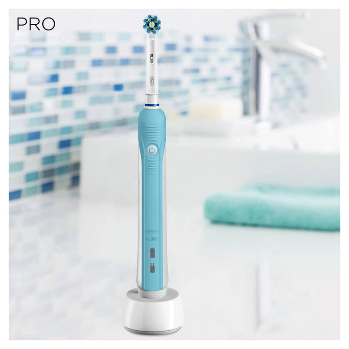 Oral B - Pro 600 ~ Cross Action Rechargeable Electric Toothbrush Dental