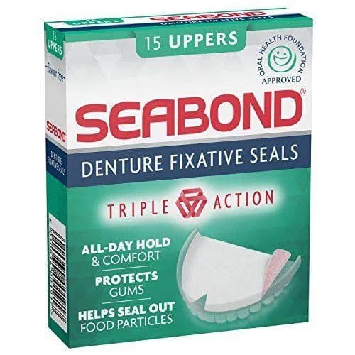 Seabond Denture Fixative Seals - Uppers (15) Dental