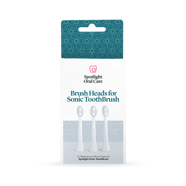 Spotlight Oral Care Sonic Toothbrush White Heads (3) Dental