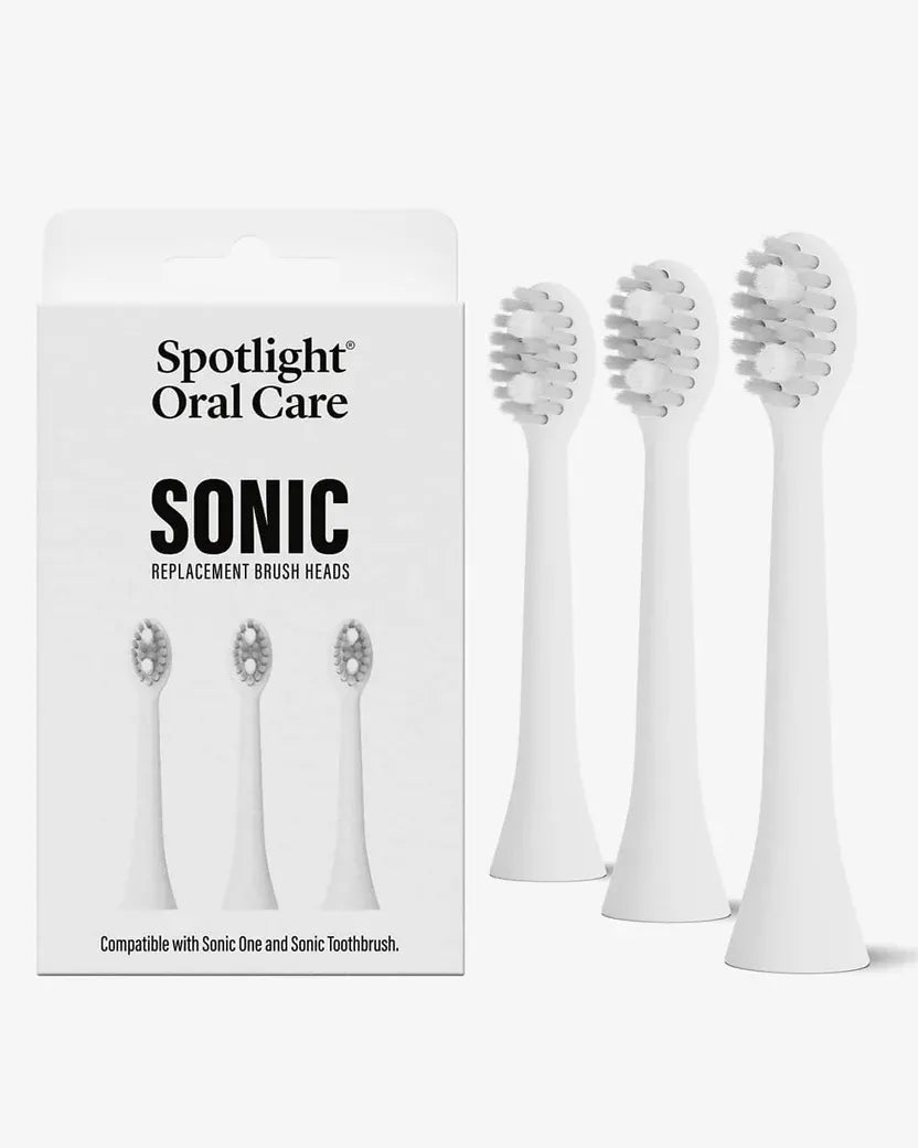 Spotlight Oral Care Sonic Toothbrush Replacement Heads - White (3) Dental Spotlight Oral Care Sonic Toothbrush Replacement Heads - White (3)