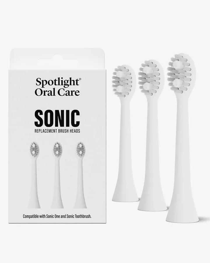 Spotlight Oral Care Sonic Toothbrush Replacement Heads - White (3) Dental Spotlight Oral Care Sonic Toothbrush Replacement Heads - White (3)