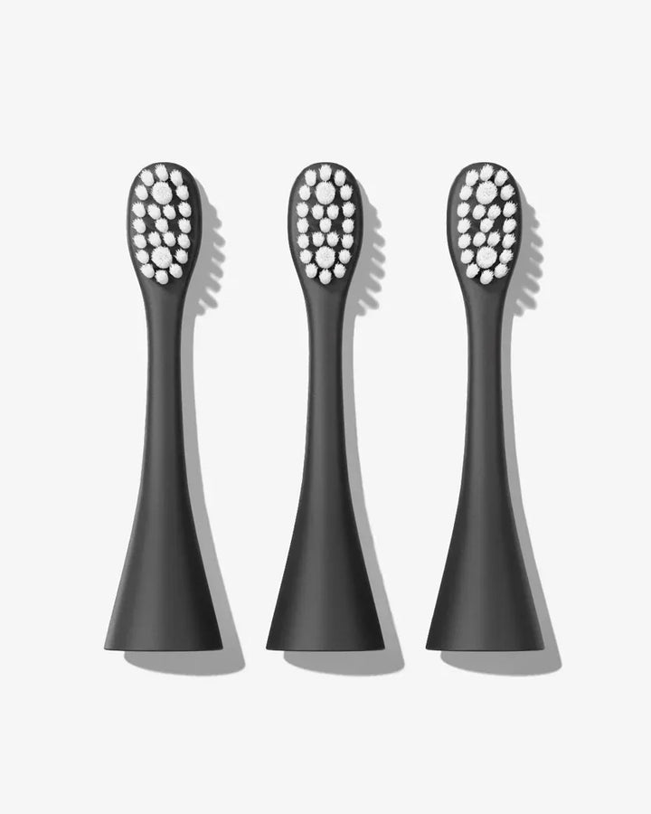 Spotlight Sonic Pro Toothbrush Replacement Heads x 3 · Jet Black Dental Sonic Pro Toothbrush Replacement Heads Jet Black | Lir Pharmacy