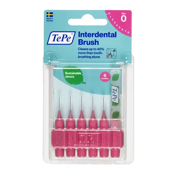 Tepe Interdental Brush - 0.40mm Size 0 Pink Dental