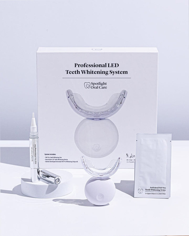 Spotlight Professional LED Teeth Whitening System Denture Cleaners