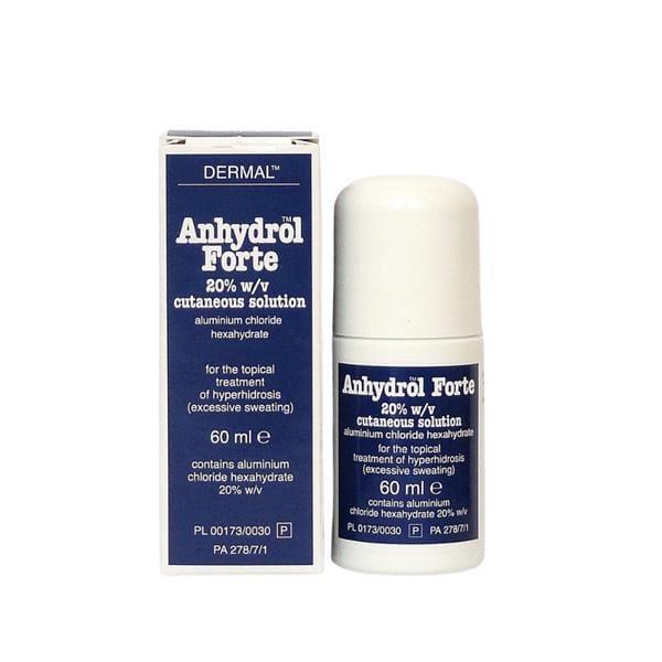 Anhydrol Forte 60ml Deodorant and Antiperspirant Anhydrol Forte 60ml | Treatment for Excessive Sweating