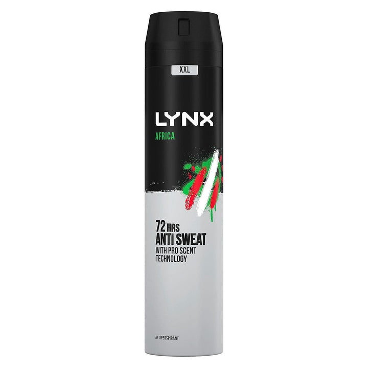 Lynx Africa Deodorant Body Spray 250ml Deodorant and Antiperspirant