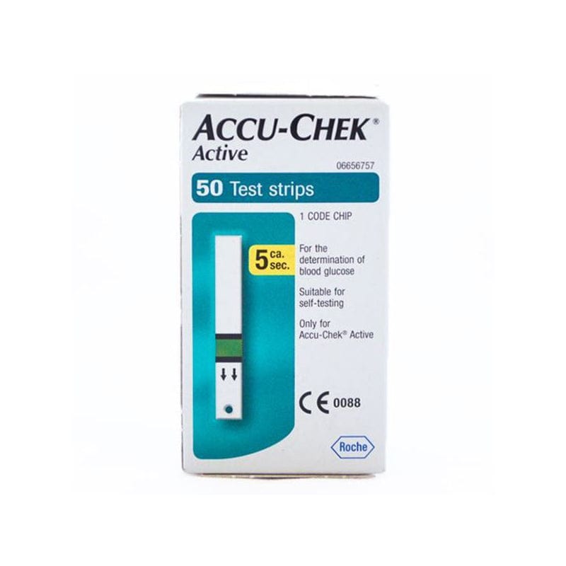 Accu Chek Active Test Strips (50) Diabetes Care