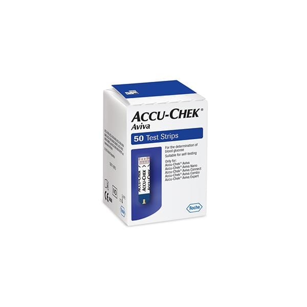 Accu Chek Aviva Test Strips 50 Diabetes Care