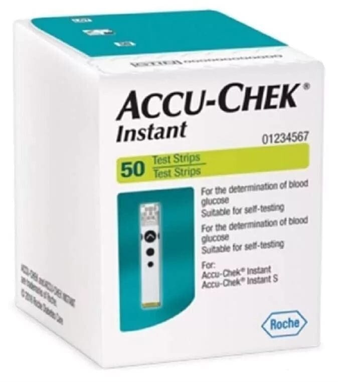 Accu Chek Instant Test Strips (50) Diabetes Care