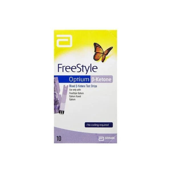 Freestyle Optium Beta Ketone Test Strips (10) Diabetes Care